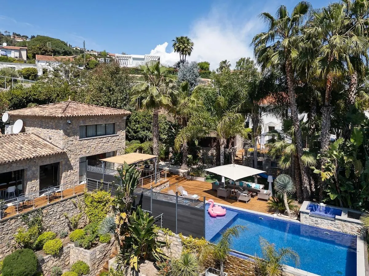Amazing Villa Sea View Azurenting & Guest Housse Vallauris Frankrike